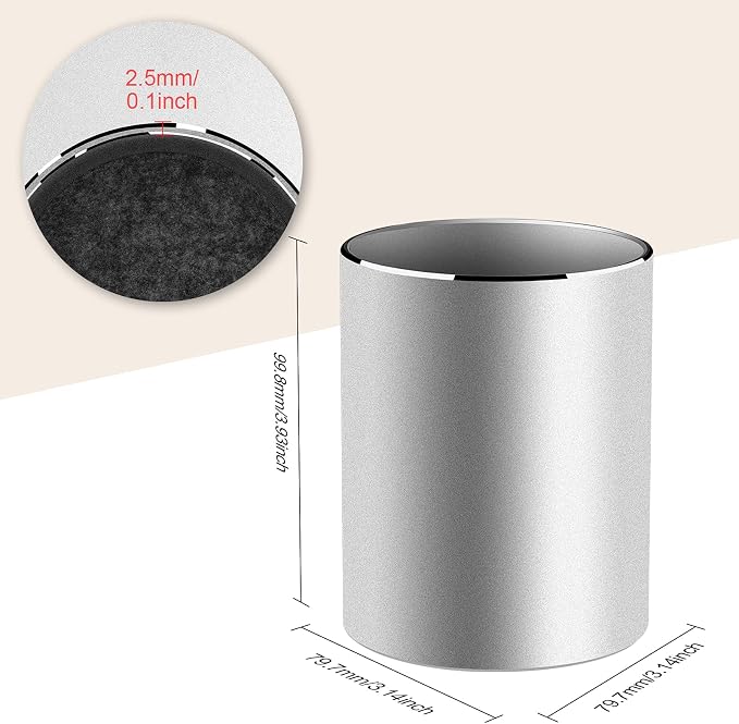 Vaydeer Metal Pen Holder Aluminum Pencil Holder - Image 7