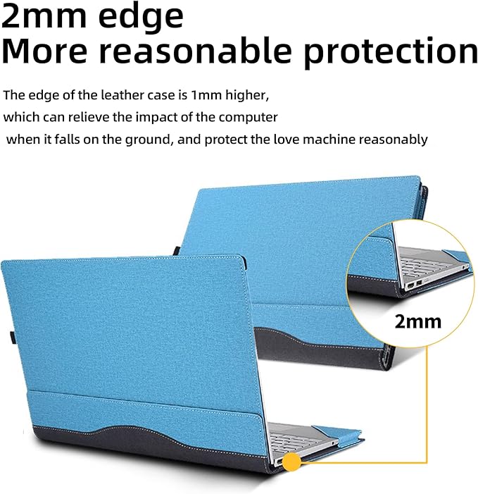 Laptop Sleeve for HP Spectre X360 16-f 16t-f Envy 16-h/Laptops HP 15z-ef2000 Touch optional/15 The 200 Touch /15-dy5097nr/15-dy2096nr / 15-bp 15-ds 15-dr Computer Bag (15.6inch, Sky Blue)
