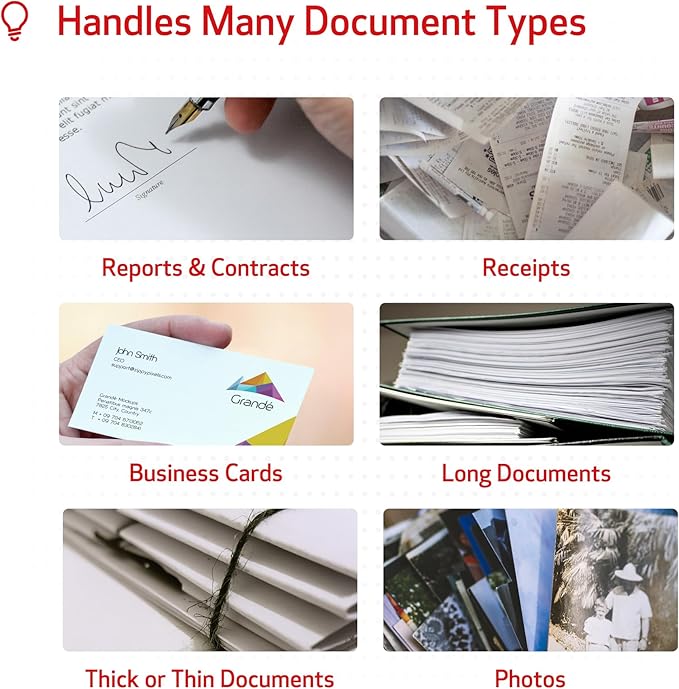 Canon imageFORMULA R40 - Office Document Scanner, Windows and Mac, Duplex Scanning, Easy Setup, Scans a Wide Variety of Documents, Scans to Cloud-DeskLoop Office