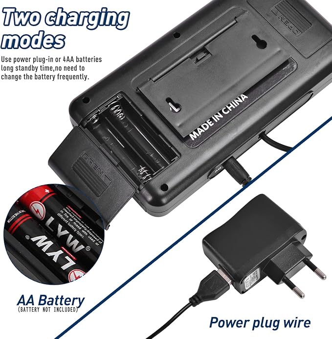 Shipping Scale 660lbs LCD Digital Postal Scale, Stainless Heavy Duty Postage Scale for Packages, 300kg Capacity Platform Scale for Shipping Weighing(14"X 12")-DeskLoop Office