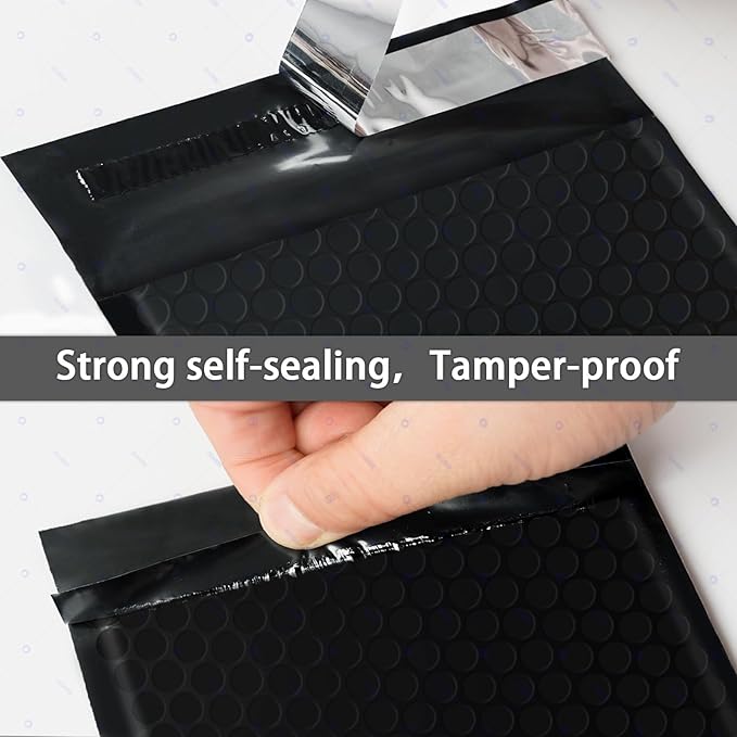 Bubble Mailers 8.5x11inch 40Pack Black Bubble Mailers Self-Seal Padded Mailing Envelopes Bubble Opaque Padded Mailer for Small Businesses to Package and Mail Jewelry Cosmetics#2-DeskLoop Office