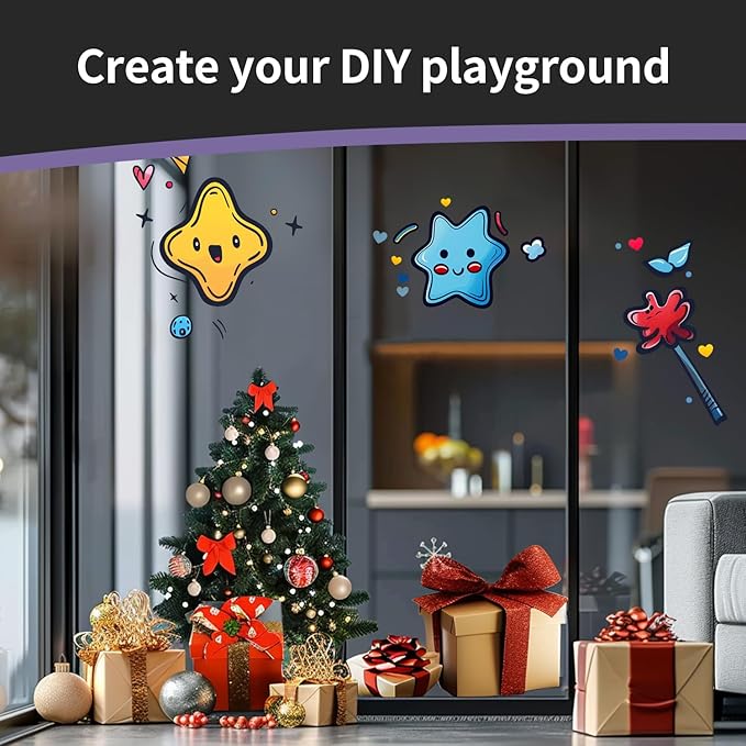 Vinyl Sticker Paper Bright Glossy 8.5"×11" 25 Sheets for Laser Printer-DeskLoop Office