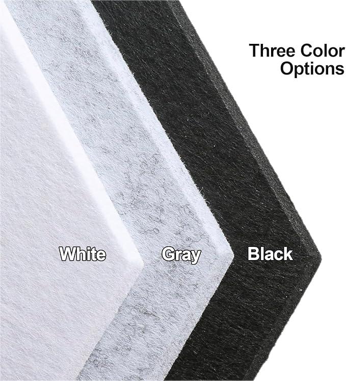 Large Cork Board for Walls 47" x 35" 12 Pack Black Bulletin Boards Felt Wall Tiles with Safe Removable Adhesive Corkboards for Office Home,Black-DeskLoop Office