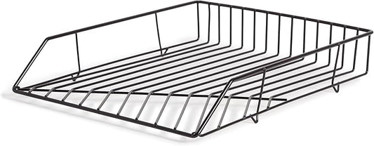 U Brands Vena Paper Tray, Black-DeskLoop Office