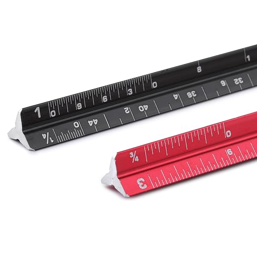 Mr. Pen- 6 Inch Pocket Size Ruler, 2 Pack, Small Architectural Scale | Compact - Image 9
