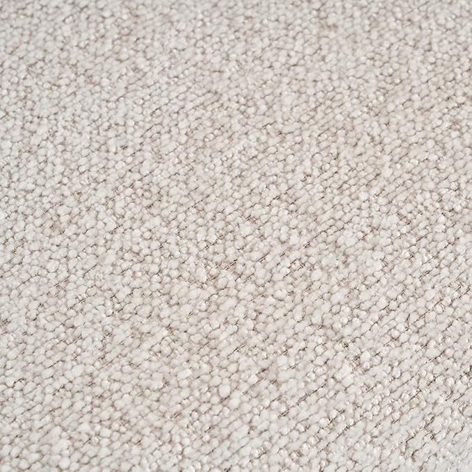 Kidol & Shellder Office Desk Chair with Arm, Swivel Adjustable Height with Wheels Comfortable Wide Seat for Home Office, Bedroom, Makeup Room, Beige-DeskLoop Office