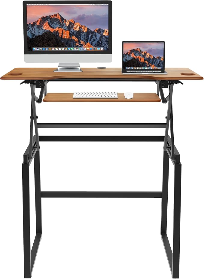 Rocelco 46" Large Height Adjustable Standing Desk BUNDLE - Image 7