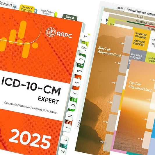 Index Tabs for ICD-10-CM 2025 Expert (AAPC Version) - Navigate with Precision in Your Code Book-DeskLoop Office
