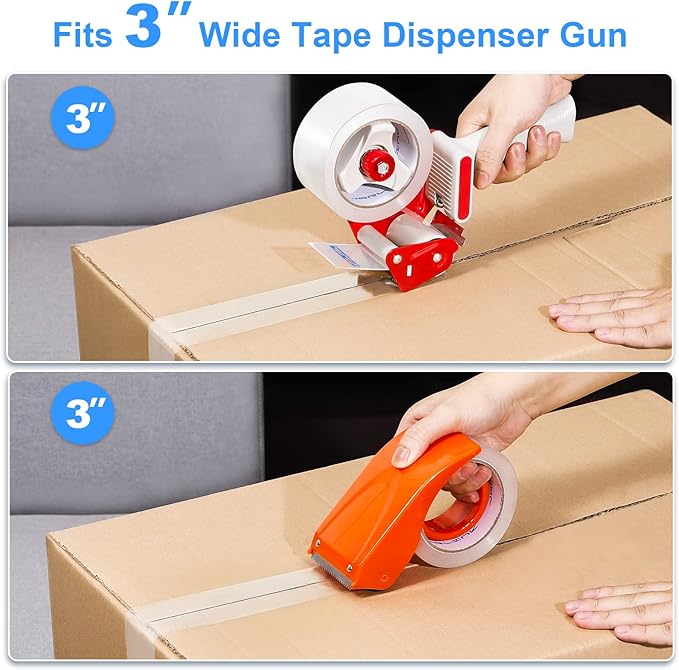 JARLINK Clear Packing Tape (18 Rolls), Heavy Duty Packaging Tape for Shipping Packaging Moving Sealing, Stronger & Thicker 2.8mil, 2 inches Wide, 60 Yards Per Roll, 1080 Total Yards-DeskLoop Office