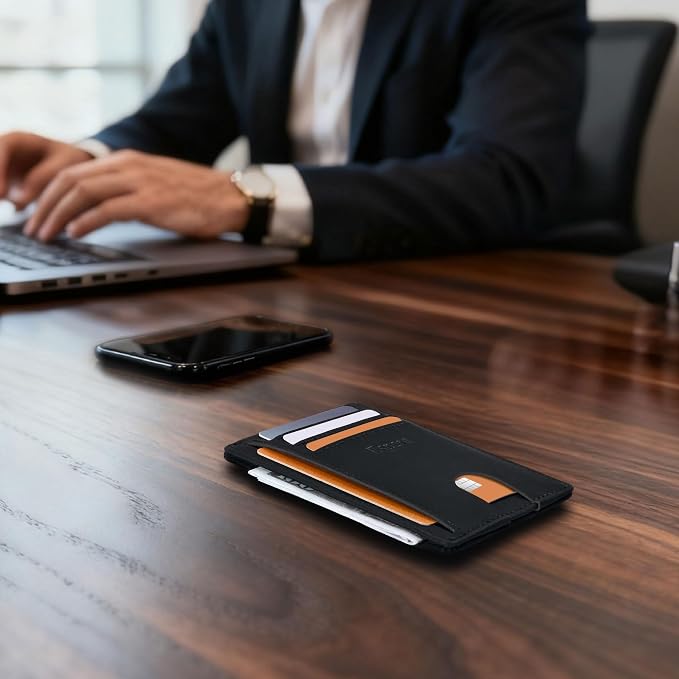 Espera Slim Minimalist Front Pocket Wallet - Image 9