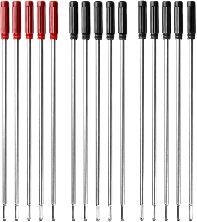 0.7 mm Ballpoint Ink Twist Pen Refills, Stationery Compatible - Image 7