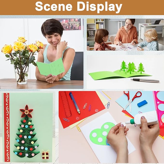 100 Sheets Light Green Cardstock 8.5 x 11 Certificates Paper, 200gsm/75lb Thick Card Stock Printer Paper for Cards Making, Thank You Card, Business Cards, Scrapbooking, Birthday Decorations-DeskLoop Office