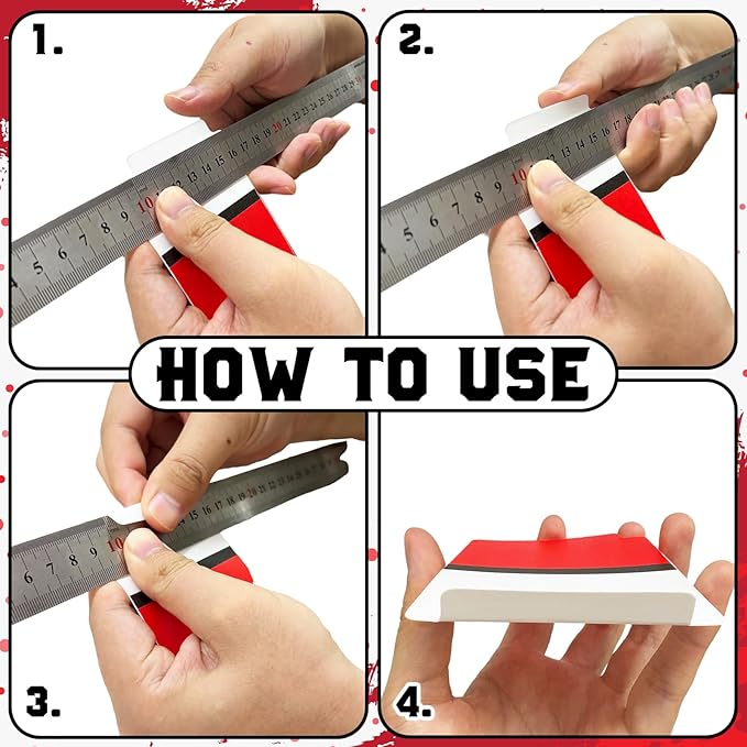 50pcs Red and White Trading Card Dividers Plastic Index Card Storage Dividers with Tabs Card Separators for Sports Recipe Game Card Organize-DeskLoop Office