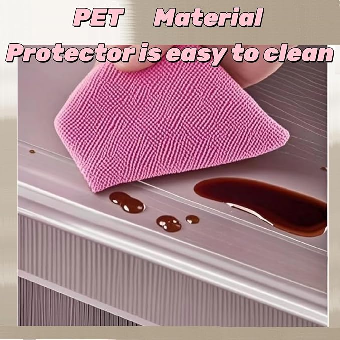 Clear Edge Protector, 1.18in Width x9.84ft Length Self-Adhesive Table Edge Guard - Image 6