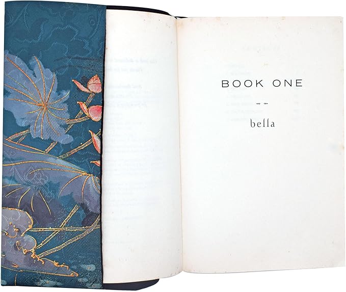 BLBMH Book Cover for Paperbacks- Adjustable Fabric BookJacket Cover Protector Fit for 5.5x8.5 inch Hardcover Softcover Book Novels Notebook Bible Book Lovers Gifts - Lotus 8.5in-DeskLoop Office