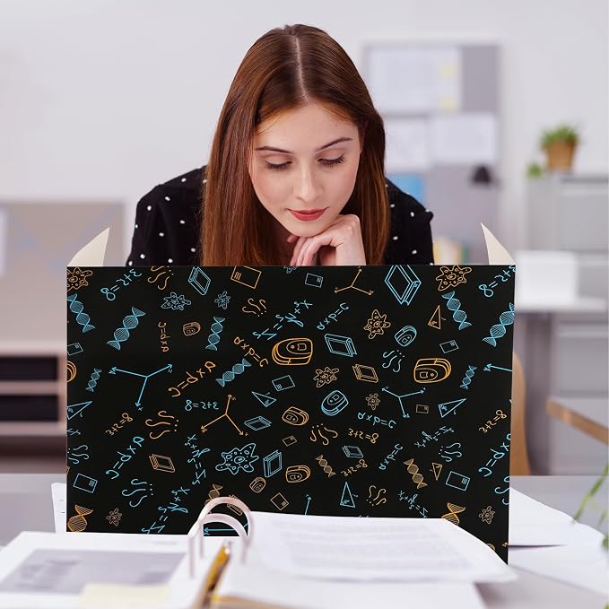 Crtiin 24 Pcs Privacy Folders for Students Desk Dividers Standard School - Image 7
