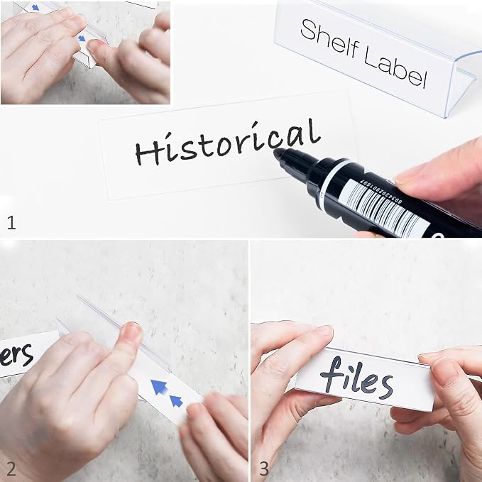 30pcs Plastic Shelf Label Holder - Image 8