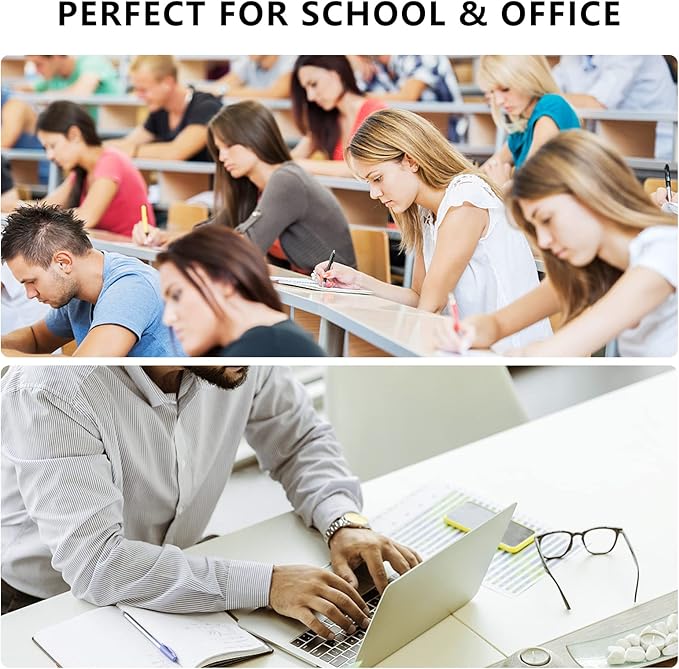 SAYEEC Legal Pads, A4 Size Wide Ruled Writing Note Pads, 8" x11" Lined Notepad Notebook Paper for Business School College Office 25 Sheets Per Pad (2 Pack)-DeskLoop Office