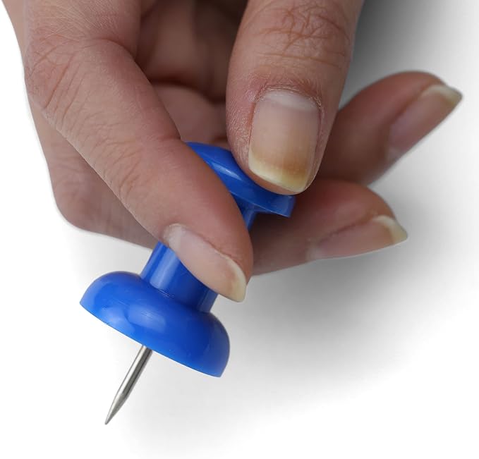 Officemate Giant Push Pins 1.5 Inch, Tub of 12 - Image 11