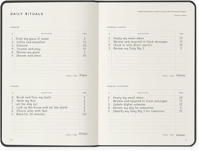 Full Focus Gray Linen Planner by Michael Hyatt - The #1 Daily Planner to Increase Focus, Eliminate Overwhelm, and Achieve Your Biggest Goals - Hardcover-DeskLoop Office