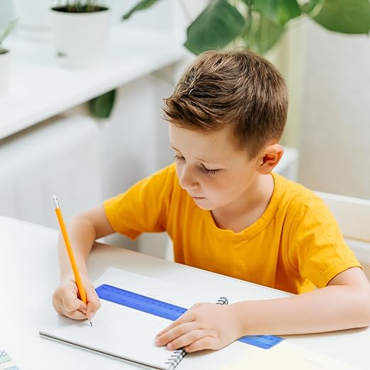 630 Pcs 12 Inch Plastic Rulers Bulk Color Clear Ruler Assorted Color Metric Straight Ruler with Inches and Centimeters for Kids School Classroom Student Back to School Office Gifts Supplies 9 Colors-DeskLoop Office