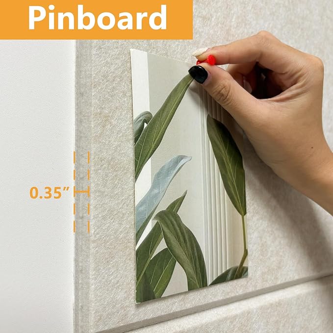 Large Cork Board for Wall with Pins, 36" x 24" Bulletin Board Self-Adhesive Pin Board | Customized 6 Packs Felt Tiles for Office Home Wall Decor-DeskLoop Office