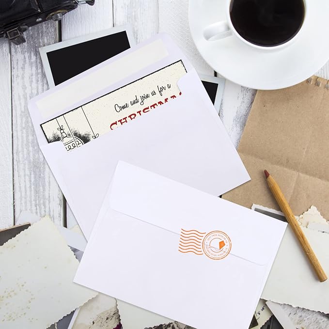 90 Packs A1 Envelopes, 3.5x5" Envelopes White, Small Envelopes RSVP Envelopes, Envelopes Self Seal for Weddings, Photos, Postcards, Greeting Cards, Mailing-DeskLoop Office