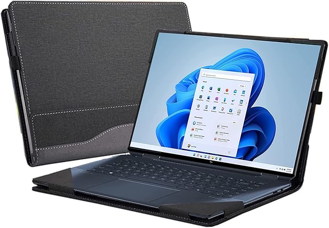 Laptop Sleeve for HP Spectre X360 16-f 16t-f Envy 16-h/Laptops HP 15z-ef2000 Touch optional/15 The 200 Touch /15-dy5097nr/15-dy2096nr / 15-bp 15-ds 15-dr Computer Bag (15.6inch, Gray-Black)