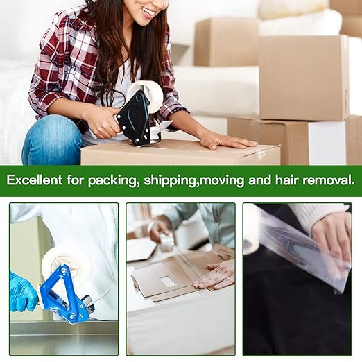 Clear Packing Tape (48 Rolls), Heavy Duty Packaging Tape for Shipping Packaging Moving Sealing, 2 inches Wide, 65 Yards Per Roll-DeskLoop Office