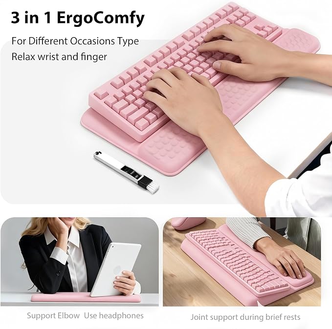 Wrist Rest for Keyboard, Ergonomic Keyboard Stand - Image 7