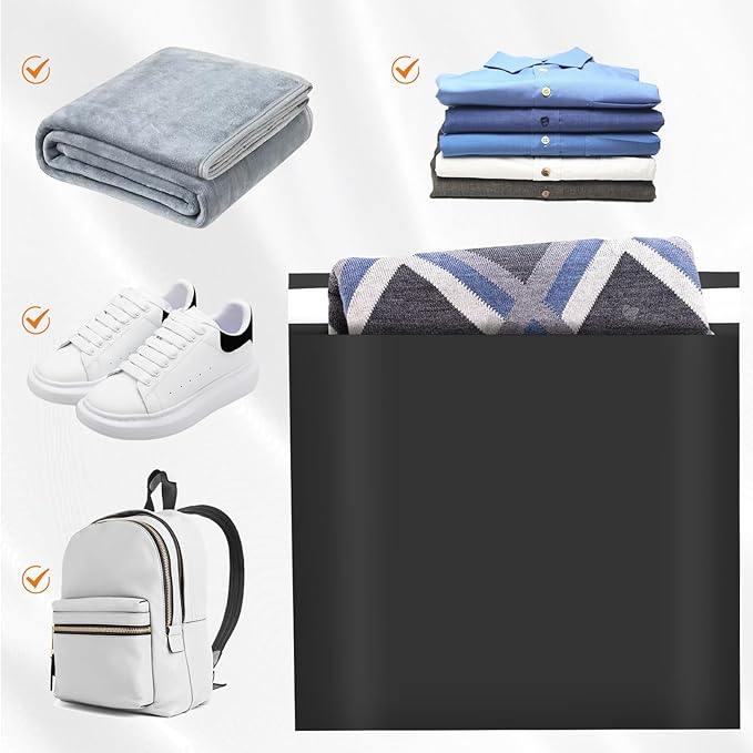 Large Poly Mailers 24x24 Inch 50 Pcs, Extra Large Shipping Bags for Clothing with Self-Sealing Tear-Resistant, Waterproof Poly Bags, Mailing Envelopes for Small Business (Black)-DeskLoop Office