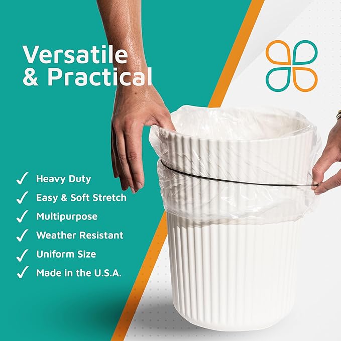 PlasticMill UV Resistant Rubber Bands Size 33 (3 1/2" x 1/8") - EPDM #33 Black Rubber Bands Office Supplies - Strong, Elastic Bands for Crafts, Cash, File Folders (100-Pack)-DeskLoop Office