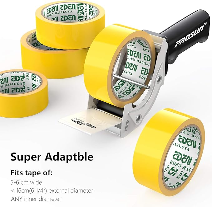 Fast Reload 2 Inch Tape Gun Dispenser Packing Packaging Sealing Cutter TG01 (TG01-WHT)-DeskLoop Office