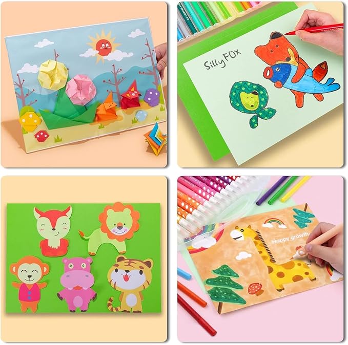 Colored Cardstock Paper, A4 Heavy Card stock 30 Assorted Colors for Cricut, Thick Paper for Card Making, Scrapbooking, Printer, Craft (80lb / 230gsm)-DeskLoop Office