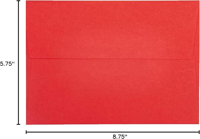 Limited Papers (TM) A9 Envelopes | Bulk Mailing Materials | Ideal for Letters, Invitations, Announcements or Personal Messages | Booklet Style Square Flap, 8.75 x 5.75, 100 Pieces-DeskLoop Office