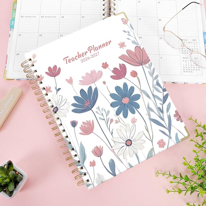 SKYDUE Teacher Planner 2026-2027 Academic Year, 8.5" x 11" Deluxe Teacher - Image 7