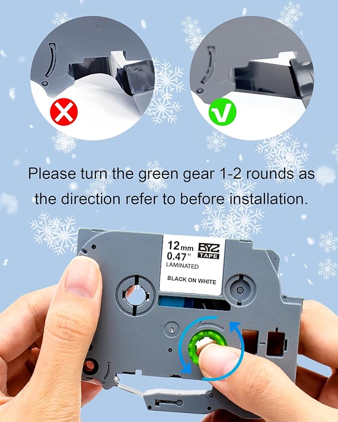 18 Pack Compatible with Brother P Touch Label Maker Tape Work for P Touch PT-D220 PTD220 PT-D210 PTD210 PT-H103w,12mm 0.47" Laminated White Label Tape TZe-231,1/2" Black on White, for PTH100 PTD400AD-DeskLoop Office