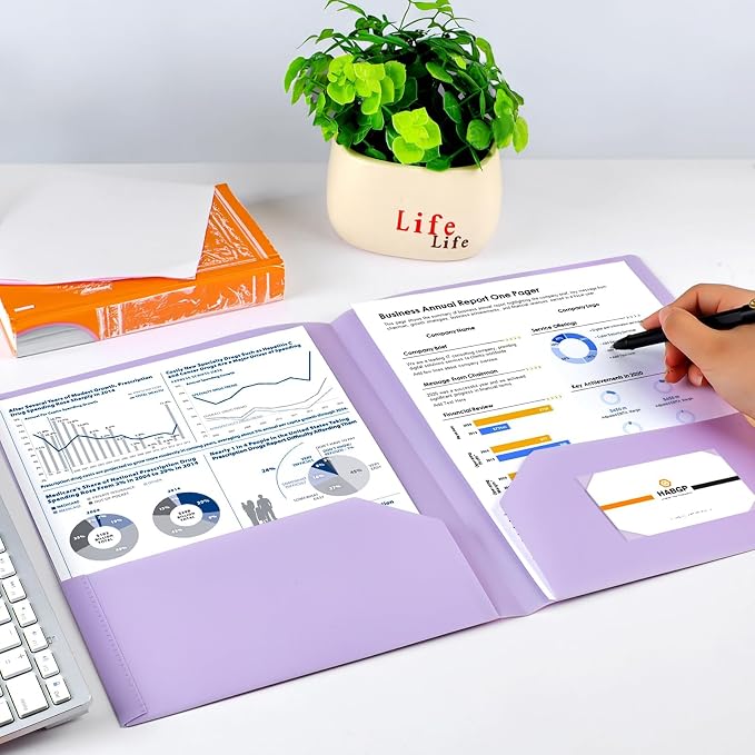 HABGP 12 Pack Colored File Folders - Image 7