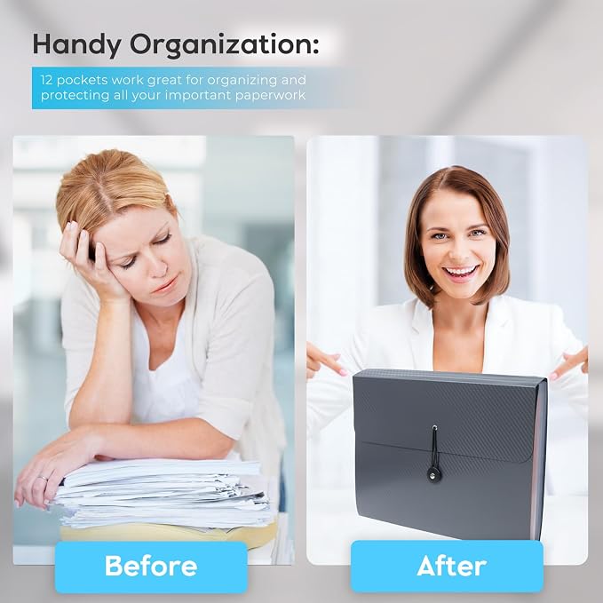 Expanding File Folder, Accordion File Organizer - Image 6