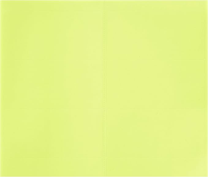 Compulabel Fluorescent Yellow Address Labels for Laser Printers, 4 x 2 Inches, Permanent Adhesive, 10 per Sheet, 1000 Sheets per Carton (340044)-DeskLoop Office