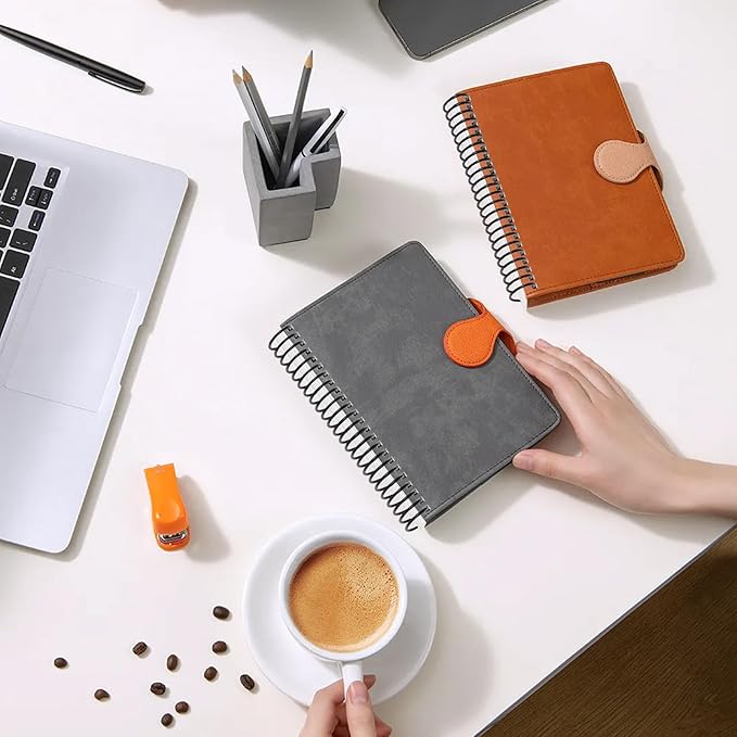 150 Pack Plastic Spiral Binding Coils,1/4", 5/16", 3/8", 1/2", 5/8", 3/4", 4:1 Pitch Multi-Size Pack of 150-DeskLoop Office