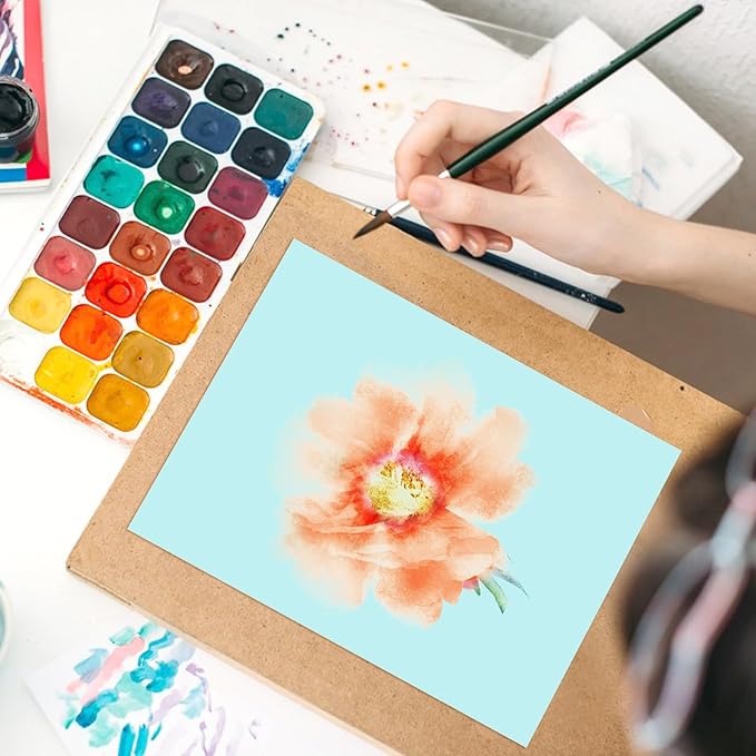 OcePor 100 Sheets Blue Cardstock Paper, Colored Printer Paper 8.5 x 11, Card Stock Thick Construction for Craft,Scrapbook,Office Printing, Invitations, Certificates,92 lb/250gsm-DeskLoop Office