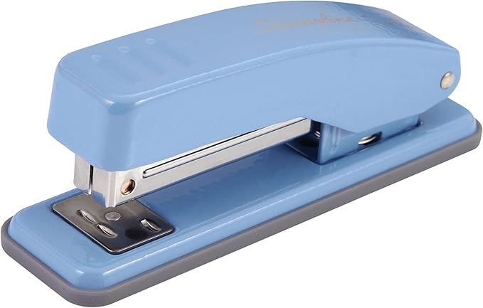 Swingline Stapler, Cub Compact Desktop Stapler, 20 Sheet Capacity, Metal, Electric Blue (S701069)-DeskLoop Office