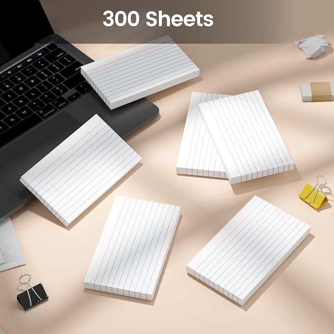 300 Count White Index Cards 3x5 Inch - Image 7
