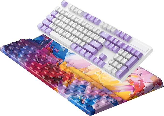 Ospelelf Keyboard Wrist Rest Comfortable Ergonomic Keyboard Stand Riser Holder Pad for Office Home-DeskLoop Office