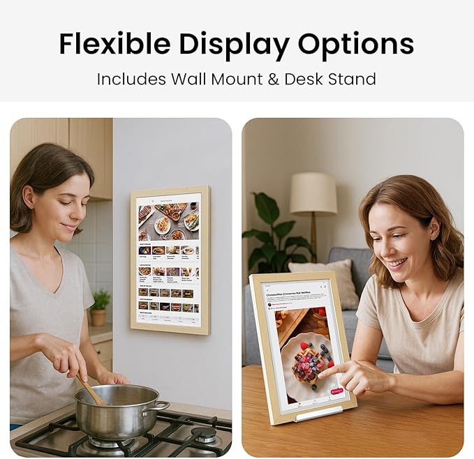 ApoloSign Digital Calendar: Electronic Calendar, Smart Touchscreen Interactive Display for Chore Chart, Family Schedules Planner, Supports All Apps via Google Play (Yellow, 15.6-inch)-DeskLoop Office