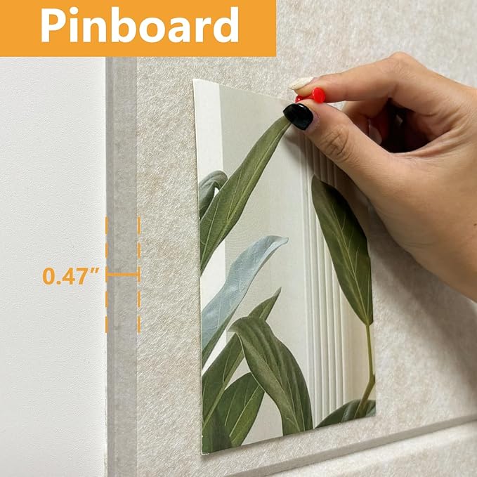 Thick Cork Board for Wall with Pins, 36" x 24" Bulletin Board Self-Adhesive Pin Board | Customized 6 Packs Felt Tiles for Office Home Wall Decor-DeskLoop Office