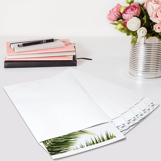 ValBox 9x12 Self Seal Catalog Envelopes 250 Packs White Envelopes with Peel and Seal Flap for Mailing, Organizing and Storage-DeskLoop Office