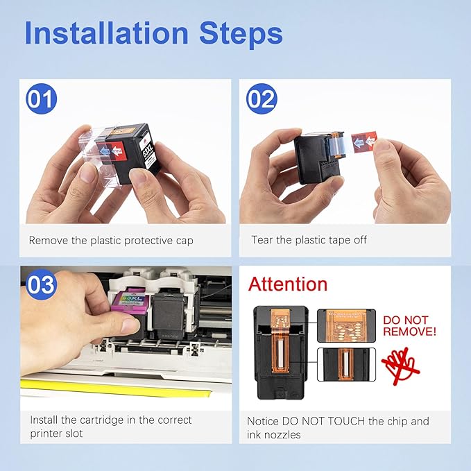 Toner Kingdom 63XL Ink Cartridge Remanufactured for HP Ink 63 XL Black Ink Cartridge High Yield Works with OfficeJet 3830 4630 4650 4655 5252 5255 5258 Envy 4520 4512 DeskJet 1112 2130(2 Black)-DeskLoop Office