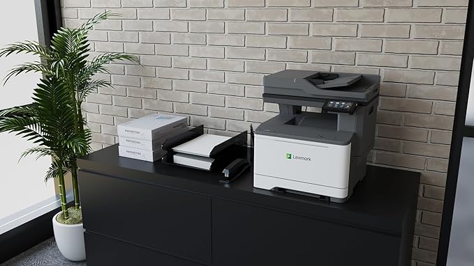 LexmarkCX532adwe MFP Color Laser Printer with Touch Screen, Laser Printer Technology, USB connectivity, and Color Output.(50M7040)-DeskLoop Office